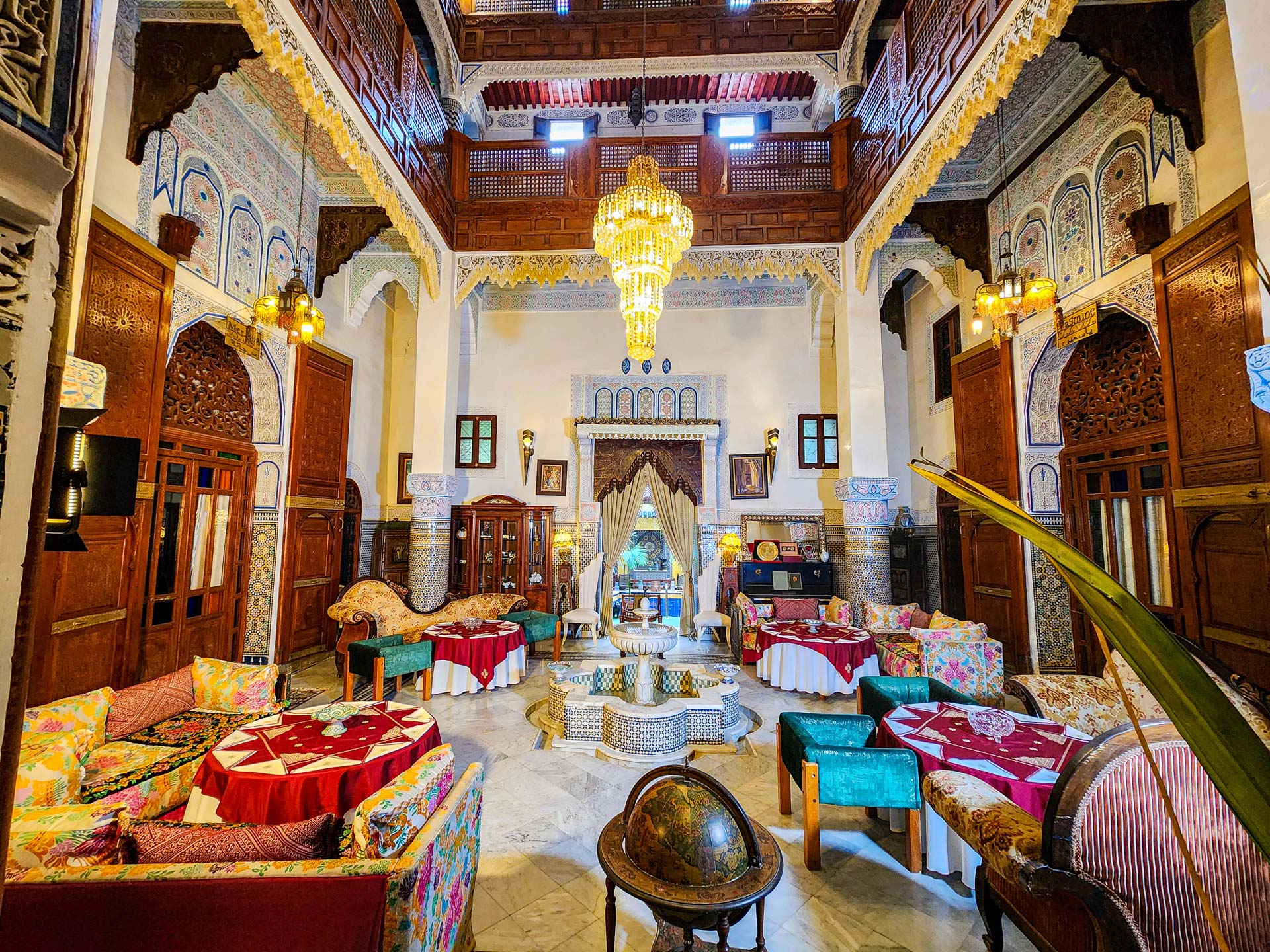 Palais Al Firdaous Majestic Interior in Fez